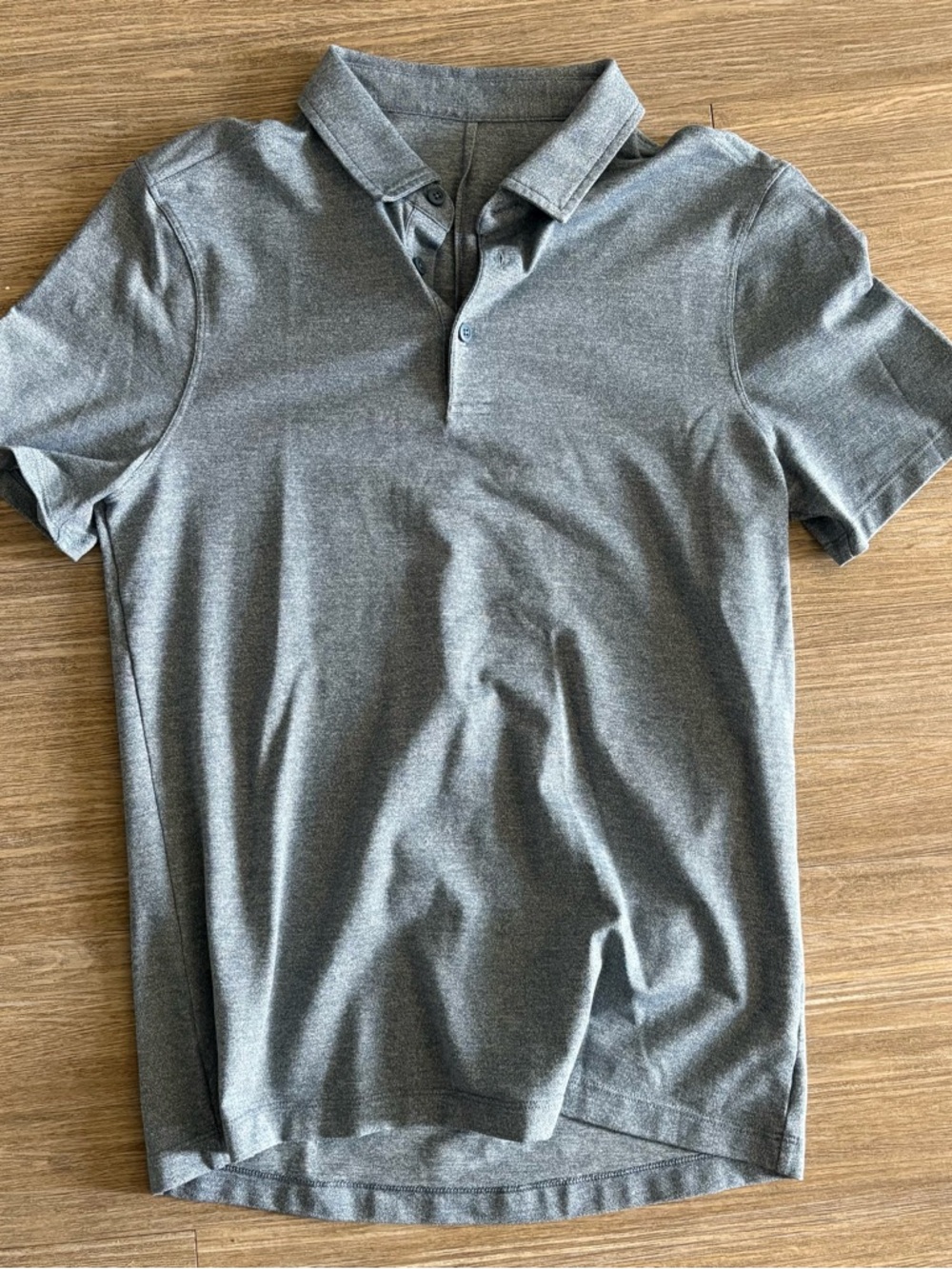 lululemon athletica Men's Heather Grey Polo